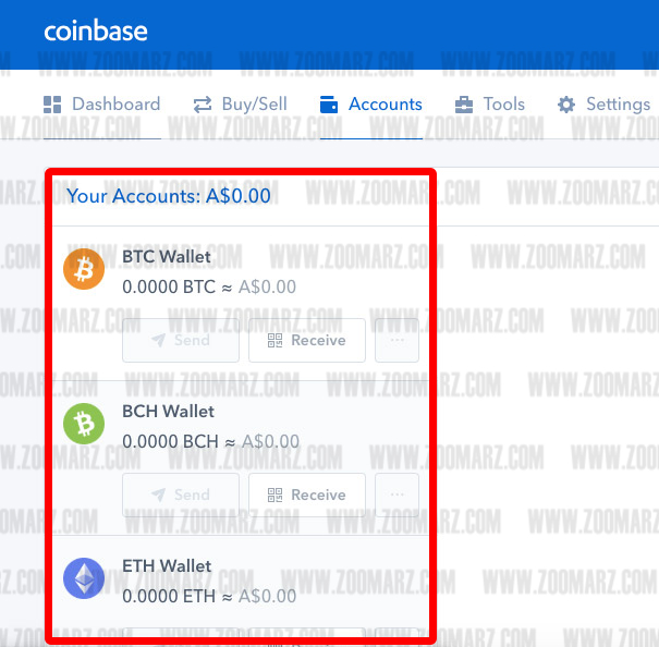 برداشت کوین از صرافی coinbase