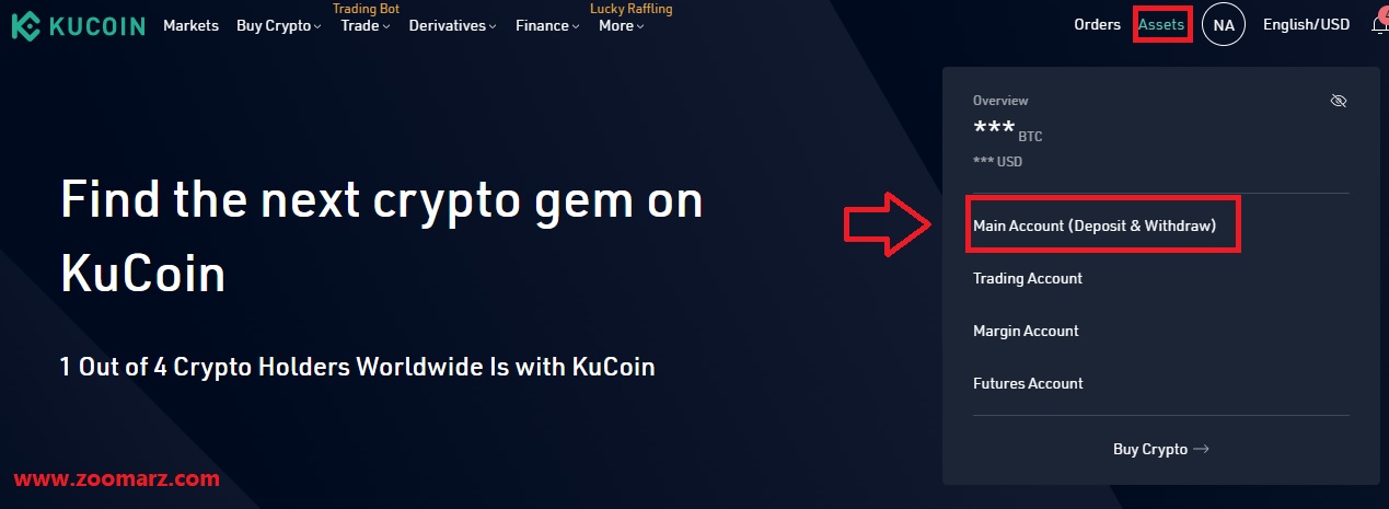 گزینه Assets را انتخاب کنید