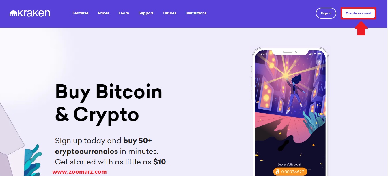 آموزش ثبت نام در صرافی کراکن Keraken