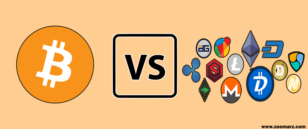 تفاوت بیت کوین و آلت کوین