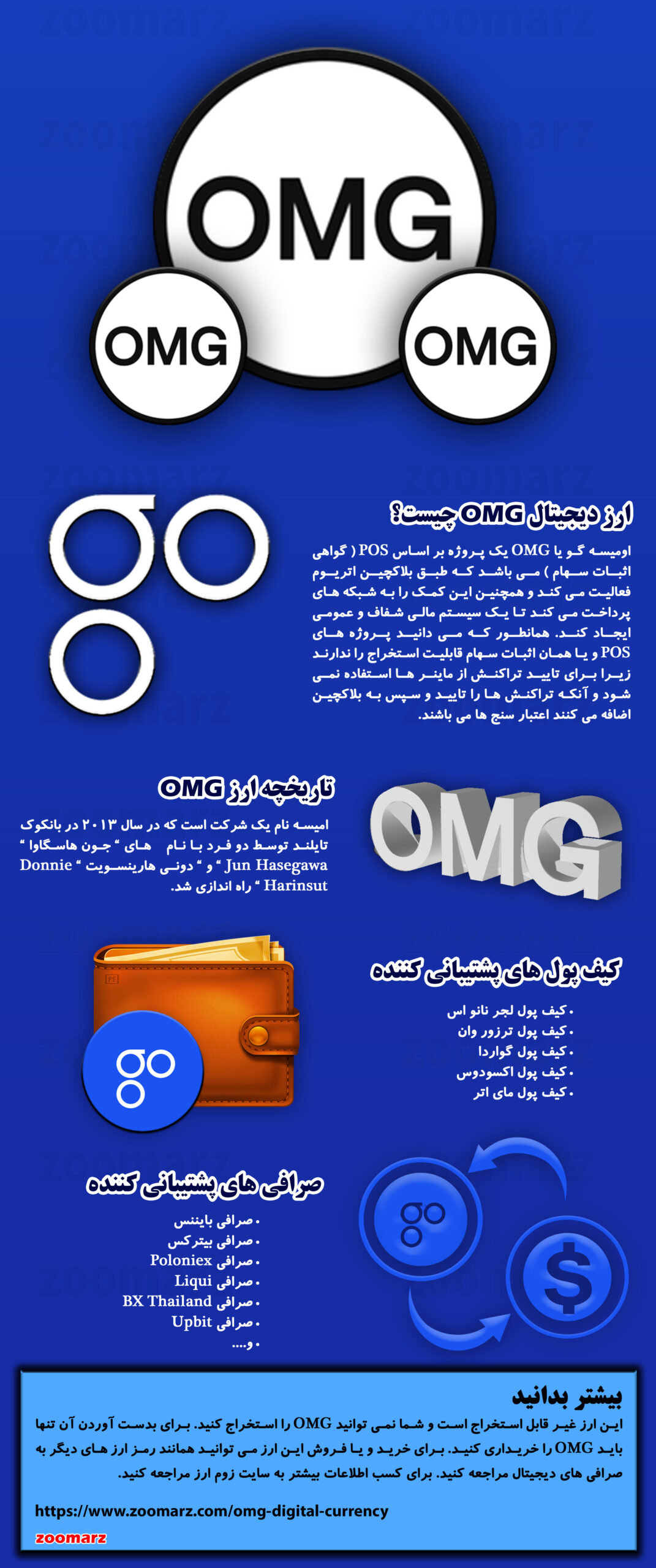 اینفوگرافیک ارز دیجیتال OMG
