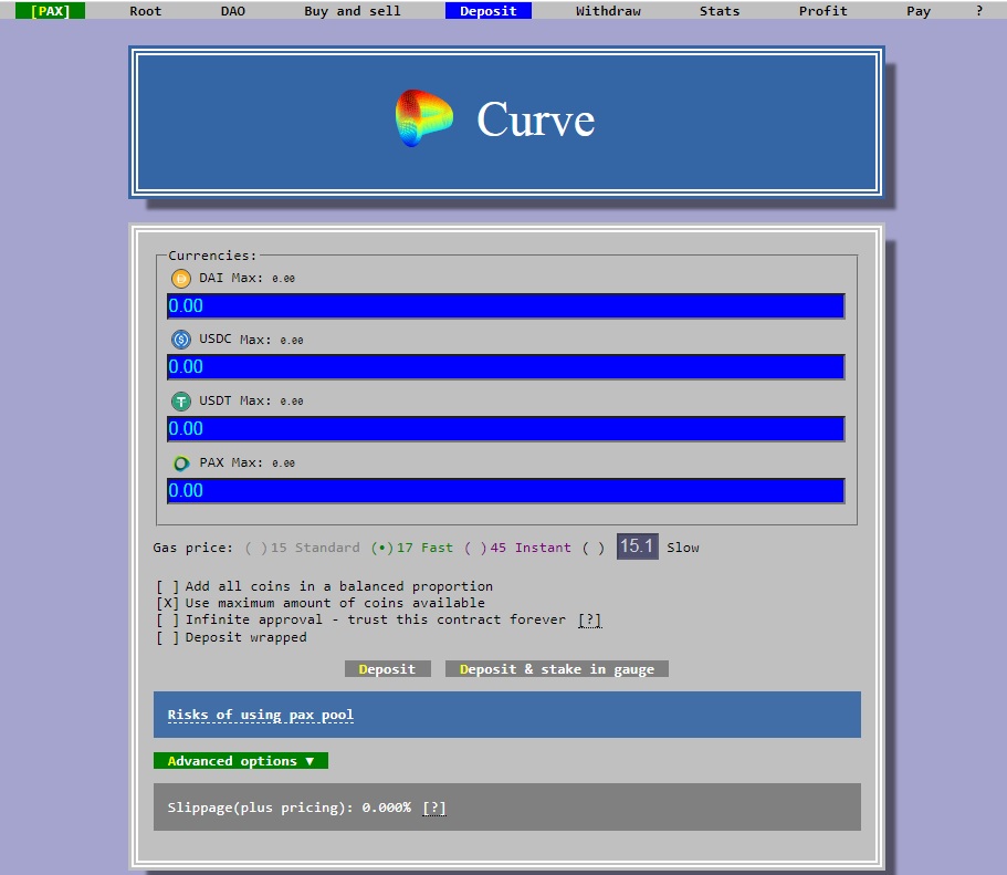 صرافی Curve Finance
