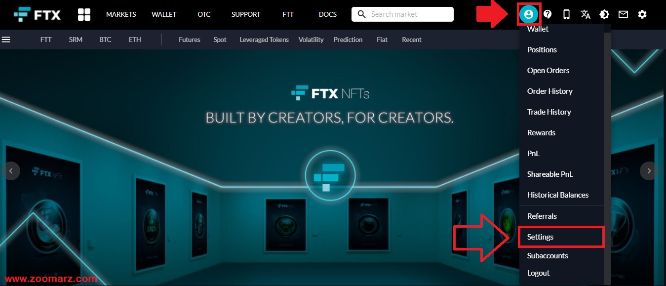 آموزش احراز هویت دو عاملی 2FA در صرافی FTX