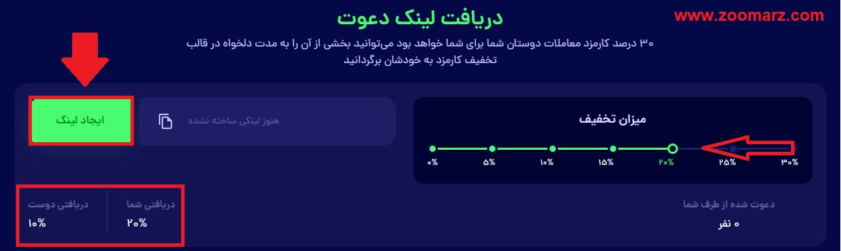 ایجاد لینک