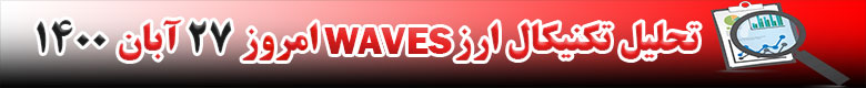 تحلیل تکنیکال ارز وِیو WAVES امروز 27 آبان 1400