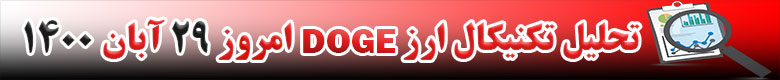 تحلیل تکنیکال ارز دوج کوین DOGE امروز 29 آبان 1400