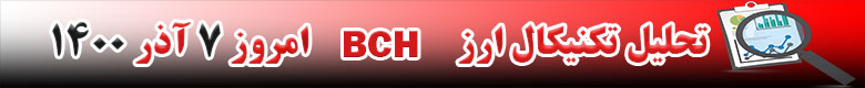 تحلیل تکنیکال ارز بیت کوین کش BCH امروز 7 آذر 1400