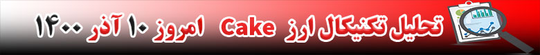 تحلیل تکنیکال ارز کیک CAKE امروز 10 آذر 1400