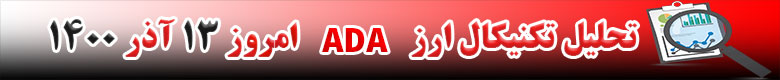 تحلیل تکنیکال ارز کاردانو ADA امروز 13 آذر 1400