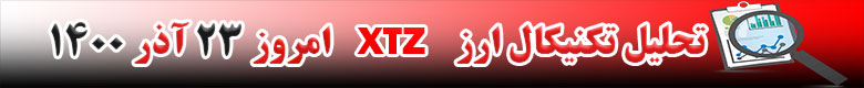 تحلیل تکنیکال ارز تزوس XTZ امروز 23 آذر 1400