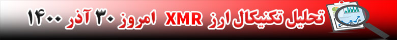تحلیل تکنیکال ارز مونرو XMR امروز 30 آذر 1400