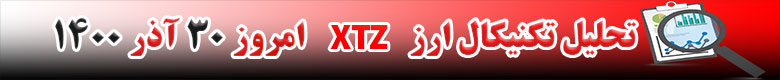تحلیل تکنیکال ارز تزوس XTZ امروز 30 آذر 1400