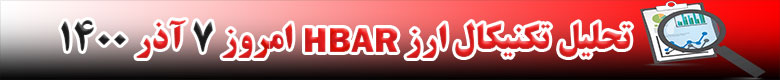 تحلیل تکنیکال ارز HBAR امروز 7 دی 1400