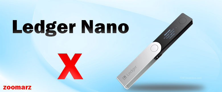 کیف پول سخت افزاری لجر نانو ایکس Ledger Nano x