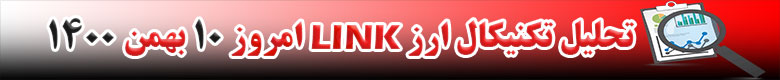 تحلیل تکنیکال ارز لینک LINK امروز 10 بهمن 1400