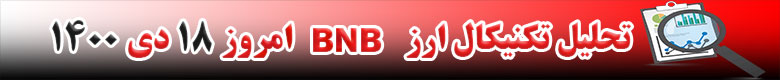 تحلیل تکنیکال ارز بایننس کوین BNB امروز 18 دی 1400
