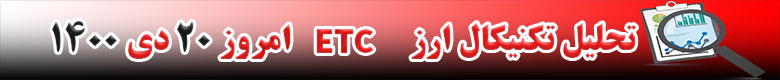 تحلیل تکنیکال ارز اتریوم کلاسیک ETC امروز 20 دی 1400