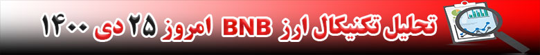تحلیل تکنیکال ارز بایننس کوین BNB امروز 25 دی 1400