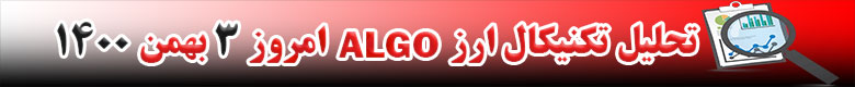تحلیل تکنیکال ارز الگورند ALGO امروز 3 بهمن 1400