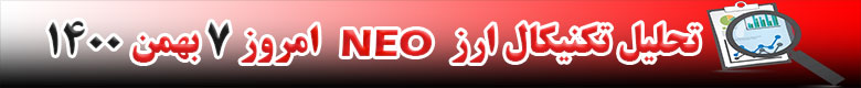 تحلیل تکنیکال ارز نئو NEO امروز 7 بهمن 1400
