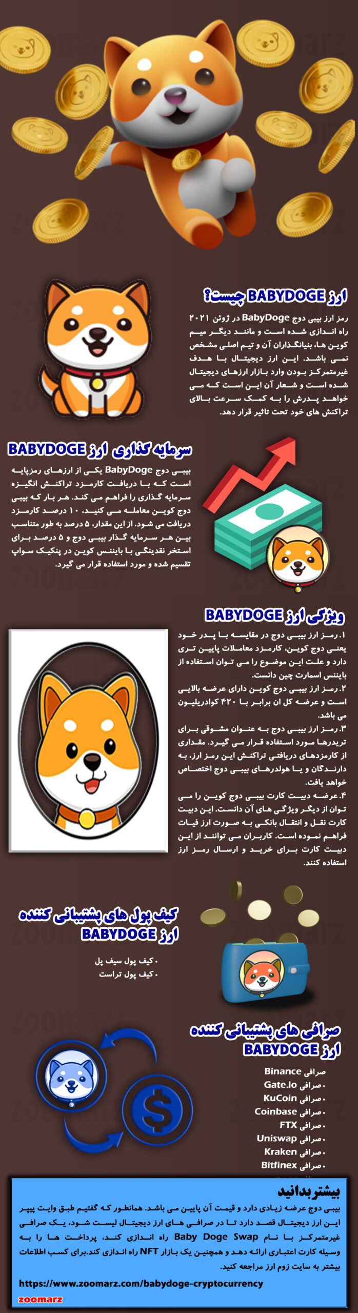 اینفوگرافیک ارز دیجیتال بیبی دوج BabyDoge