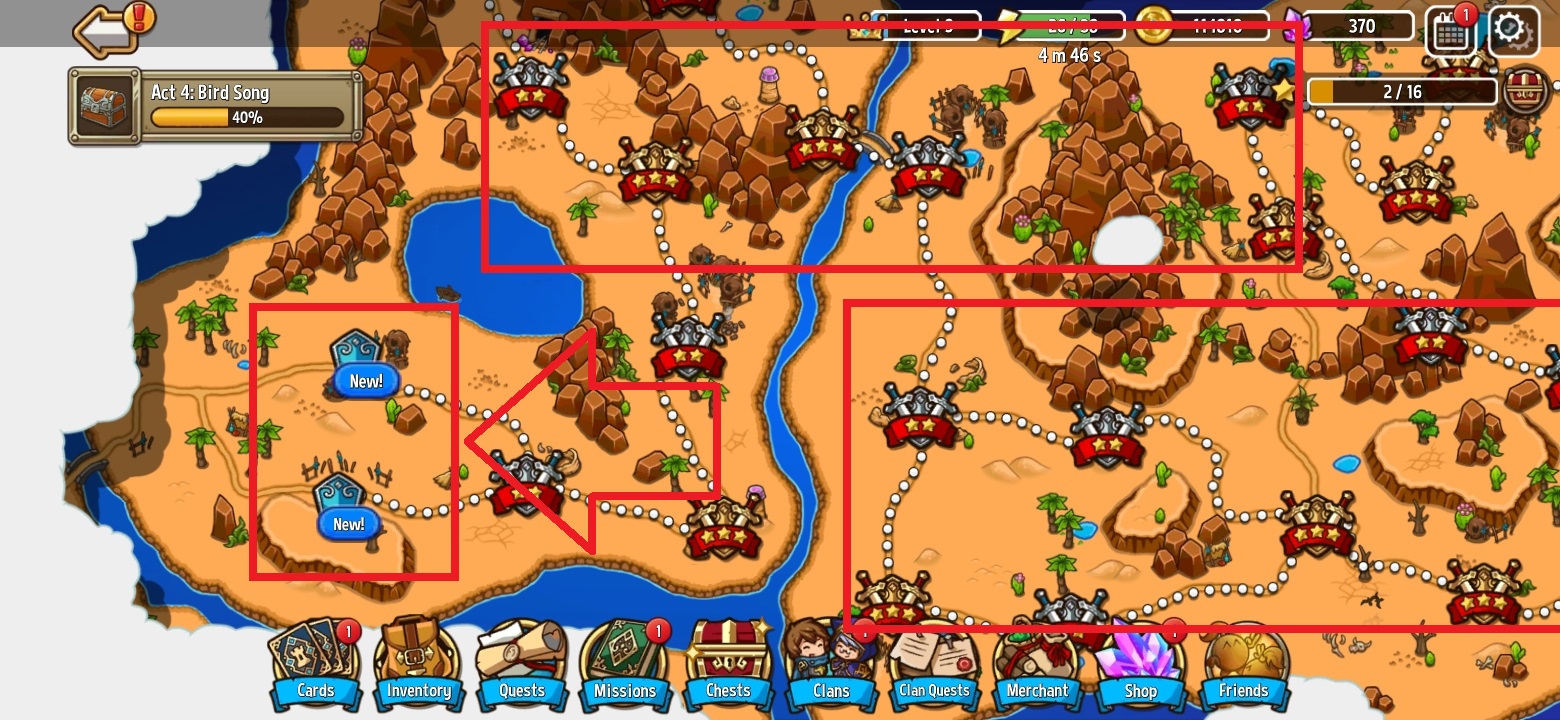 مپ یا نقشه بازی crazy defense