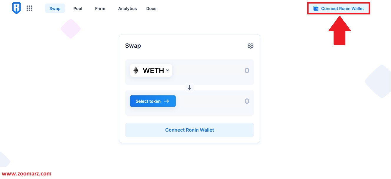 آموزش اتصال کیف پول رونین Ronin Wallet به صرافی کاتانا