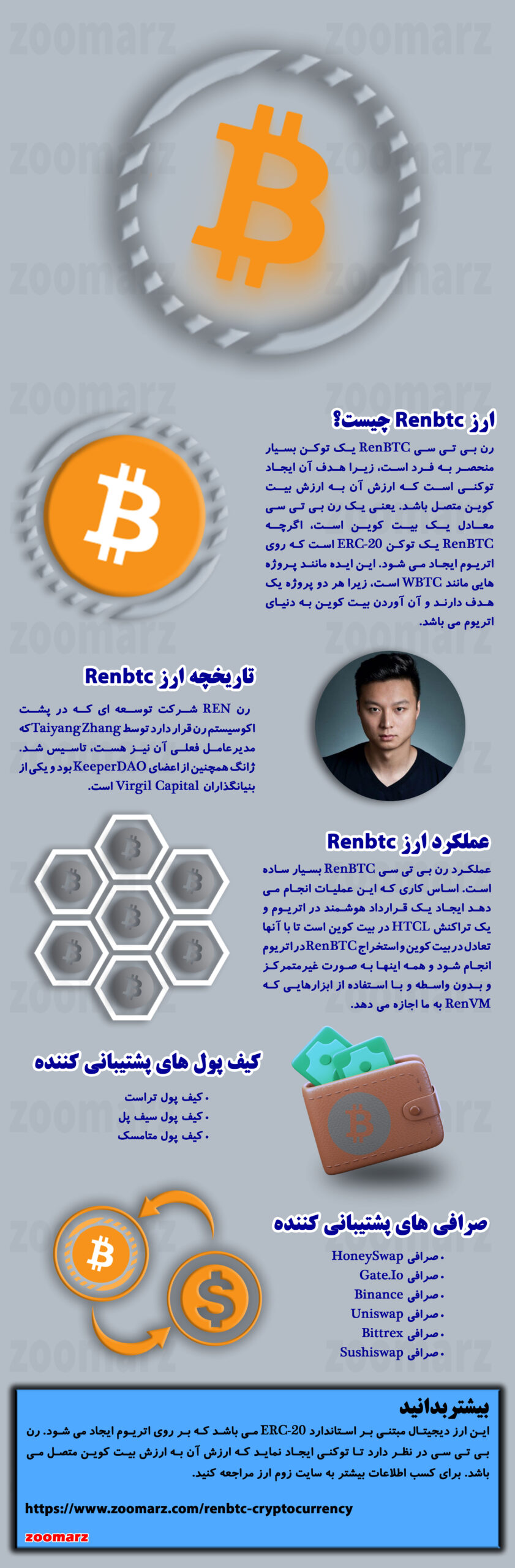 اینفوگرافیک ارز دیجیتال رن بی تی سی renBTC