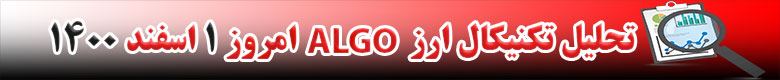 تحلیل تکنیکال ارز الگورند ALGO امروز 1 اسفند 1400
