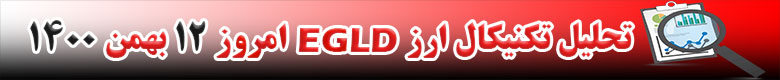 تحلیل تکنیکال ارز الروند EGLD امروز 12 بهمن 1400