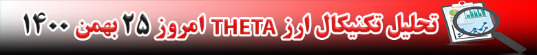 تحلیل تکنیکال ارز تتا THETA امروز 25 بهمن 1400