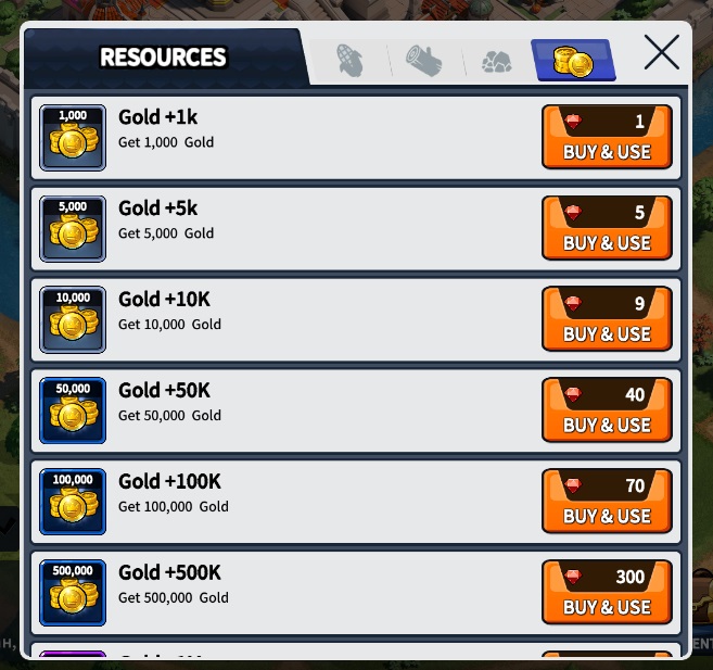 آیتم طلا