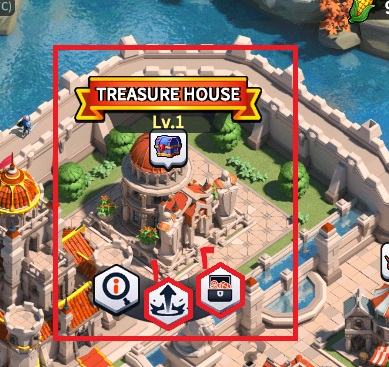 آیتم treasure house که به معنای خانه گنج می باشد