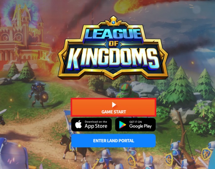 بر روی گزینه Game Start کلیک کنید