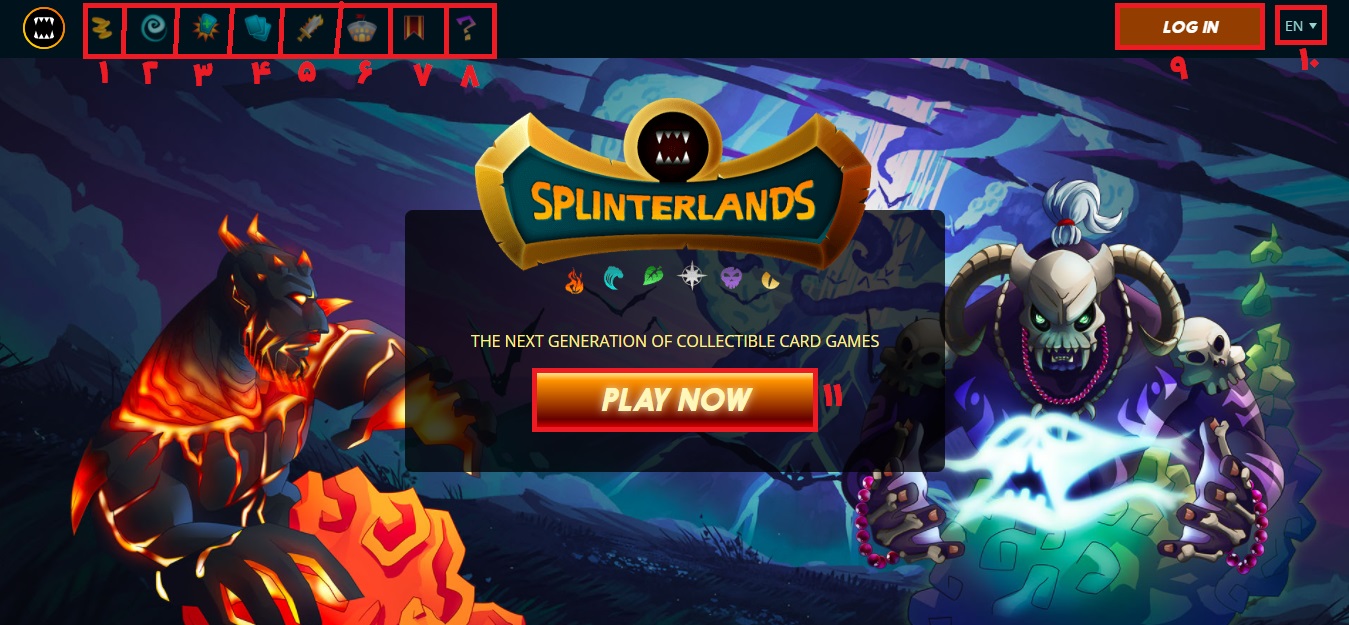سایت رسمی بازی splinterlands