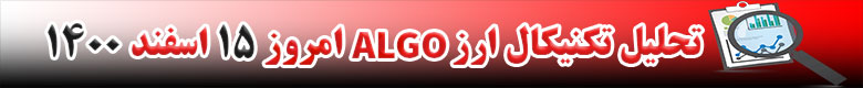 تحلیل تکنیکال ارز الگورند ALGO امروز 15 اسفند 1400