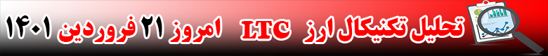 تحلیل تکنیکال ارز لایت کوین LTC امروز 21 فروردین 1401