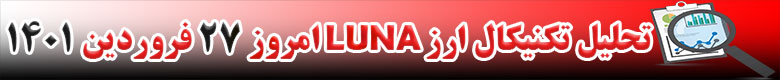 تحلیل تکنیکال ارز ترا LUNA امروز 27 فروردین 1401