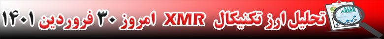 تحلیل تکنیکال ارز مونرو XMR امروز 30 فروردین 1401