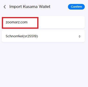 روی گزینه Confirm کلیک نمایید