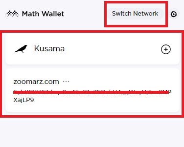 گزینه Switch network را انتخاب نمایید