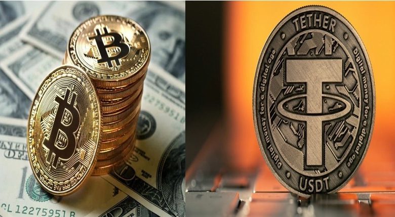 بیت کوین و تتر