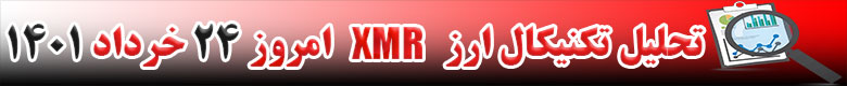 تحلیل تکنیکال ارز مونرو XMR امروز 24 خرداد 1401