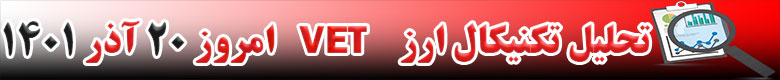 تحلیل تکنیکال ارز وی چین VET امروز 20 آذر 1401
